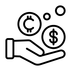 Currency, Digital Money, Digital, Money, Crypto, Coins icon