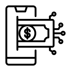 Digital Money, Digital, Money, Technology, Digital Currency, Digital Payment icon