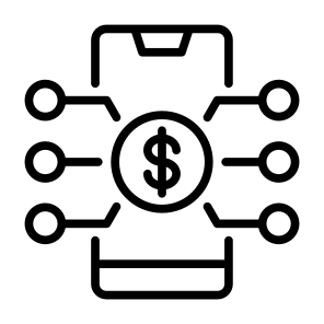 Digital Payment, Digital Money, Digital, Money, Technology, Digital Currency icon