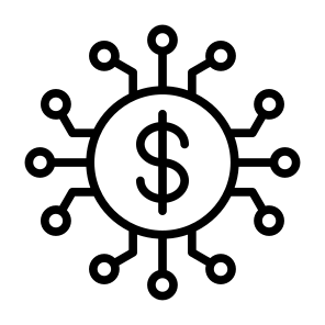 Financial Technology, Digital, Financial, Money, Technology, Fintech icon