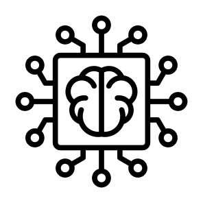 Machine Learning, Ai, Intelligence, Brain, Processor, Machine icon