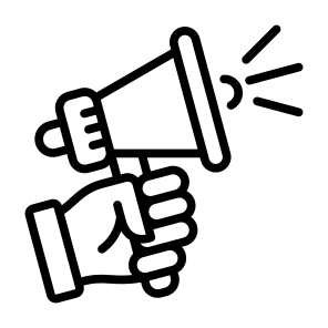 Promotion, Bullhorn, Communication, Marketing, Announcement, Digital Marketing icon