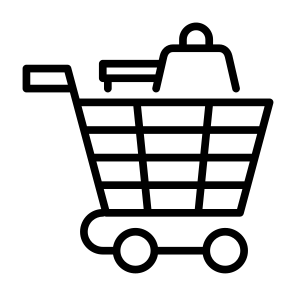 Shopping Cart, Shopping, Cart, Trolley, Store, Shop icon