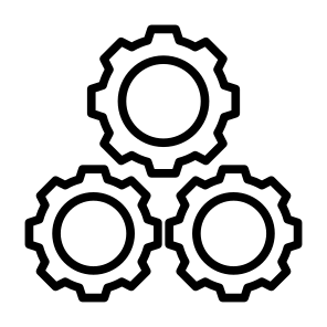 Gears, Cogwheel, Machine, Settings, Process icon