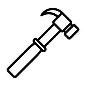 Hammer, Work Tools, Construction And Tools, Hand Tools icon