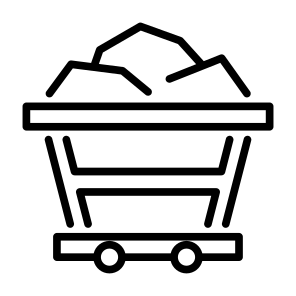 Mining Cart, Industry, Trolley, Coal, Mining Industry icon