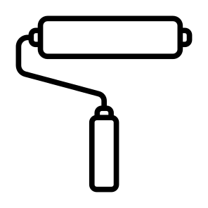 Paint Roller, Construction, Paint Roller, Home Repair, Work Tool icon