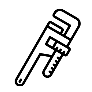 Pipe Wrench, Settings, Plumbing, Plunger, Wrench Tool icon