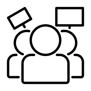 Protest, People, Group, Demonstration, Strike icon