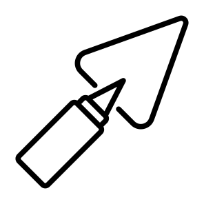 Trowel, Shovel, Spade, Gardening Tools, Farming And Gardening icon