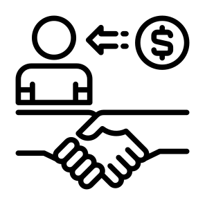 Brokerage, Mediation, Agent, Intermediary, Facilitation icon