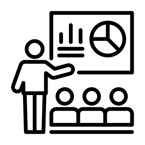 Business, Presentation, Briefing, Explaining, Overview icon