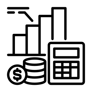 Financials, Data, Earnings, Calculation, Statements, Reports icon