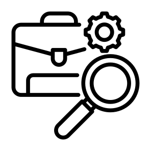 Audit, Job, Investigation, Project, Inspection, Job Search icon