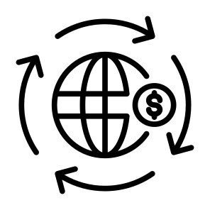 Circular Economy, Economy, Global, International, Investment, Global Economy icon