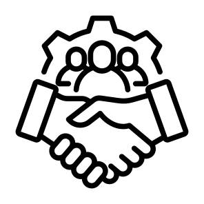 Crm, Management, Customer, Relationship, Collaboration, Partnership icon