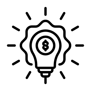 Financial Idea, Financial, Idea, Money, Management, Innovation icon