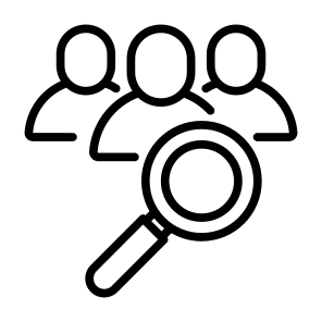 Human Resources, Resources, Management, Talent, Research, Candidate icon