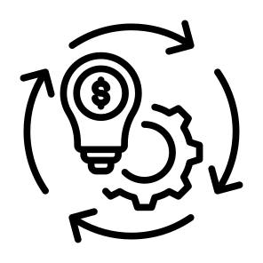 Implementation, Idea, Solution, Improvement, Innovation, Implement icon