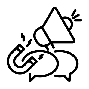 Marketing, Communication, Campaign, Advertising, Promotion, Publicity  icon