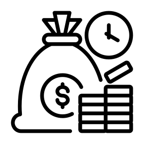 Time Is Money, Payment, Time, Money, Management, Deadline icon