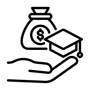Endowment, Money, Student, Study, Scholarship icon