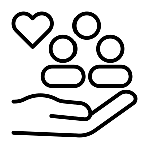 Public Service, People, Support, Community, Empathy icon