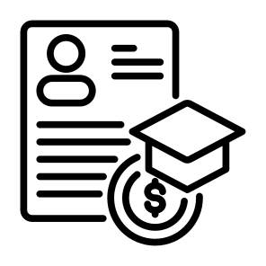 Scholarship, Study, Education, Funding, Compensation icon