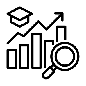 Study, Statistics, Student, Analysis, Academy icon