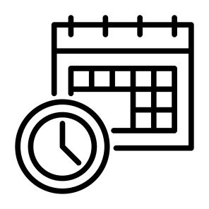 Calendar, Clock, Time, Date, Estimate  icon