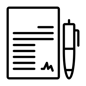 Contract, Sign, File, Document, Files And Folders icon