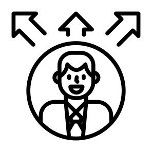 Decision Making, Choice, Solution, Planning, Approach  icon