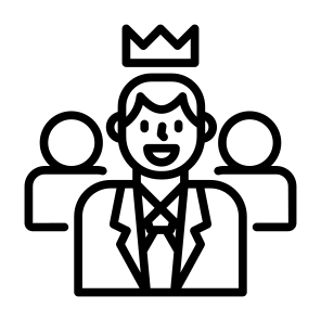 Leader, User, Team, Boss, Members  icon