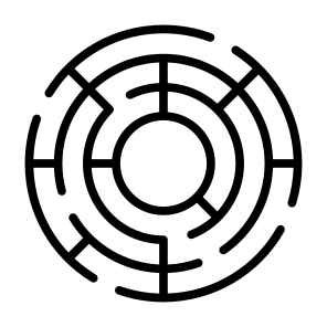 Maze, Labyrinth, Complex, Complexity, Puzzle  icon