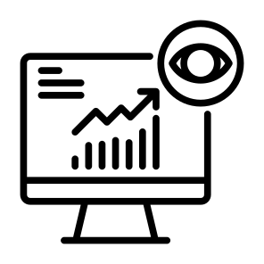 Monitoring, Business, Graph, Analysis, Report  icon