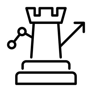 Strategy, Planning, Statistics, Chess Piece, Tactics icon