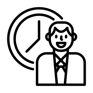 Time To Work, Work, Office, Working, Employee  icon