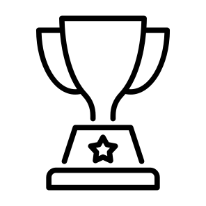 Trophy, Cup, Winner, Goal, Champion   icon