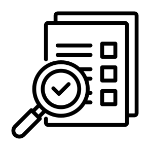 Verification, Check, File, Information, Audit  icon