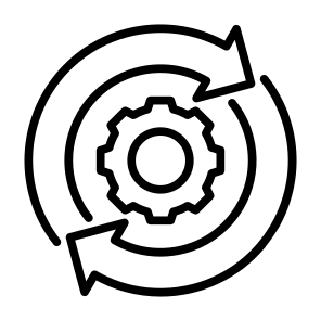 Work Process, Cogwheel, Configuration, Progress, Work Process  icon