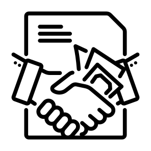Bribery, Handshake, Money, Bribe, Document icon