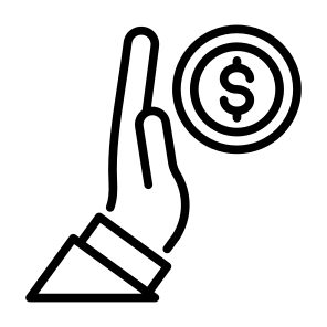 Money Refuse, Refuse, Money, Dollar, Decline, Hand Gesture icon