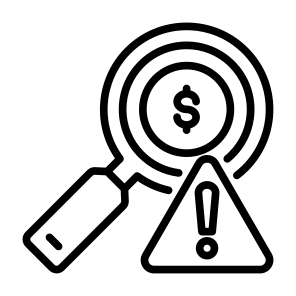 Search, Investigation, Dollar, Coin, Investigation icon