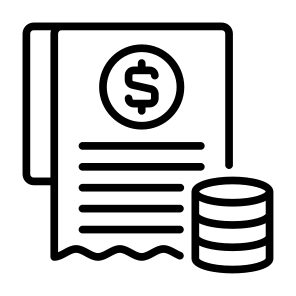 Bill, Pay, Receipt, Cost, Document, File icon