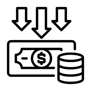 Cheap, Low, Budget, Save, Deal, Price icon