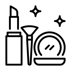 Cosmetic, Heart, Beauty, Makeup, Store, Bag icon