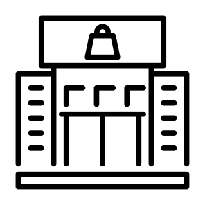 Department, Mall, Building, Store, Supermarket, Shopping Center icon