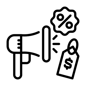 Promotion, Announce, Discount, Speaker, Marketing icon