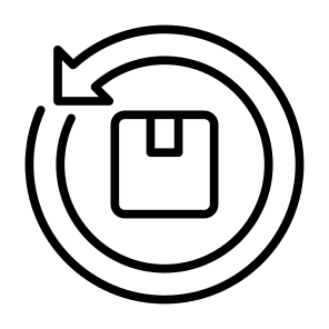 Refund, Money, Box, Exchange, Product, Return icon