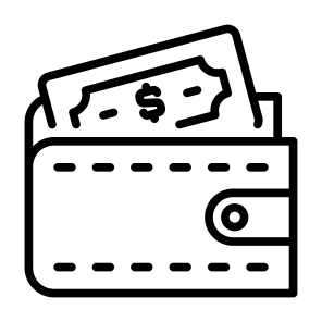 Wallet, Money, Finance, Cash, Currency, Pocket icon